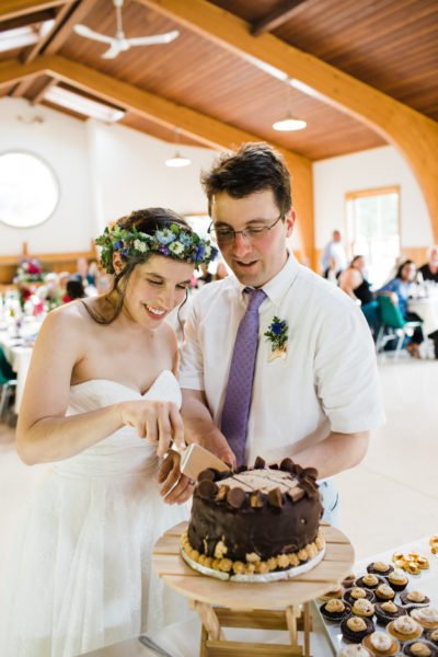 Wedding at North Shelter at Lower Treman State Park