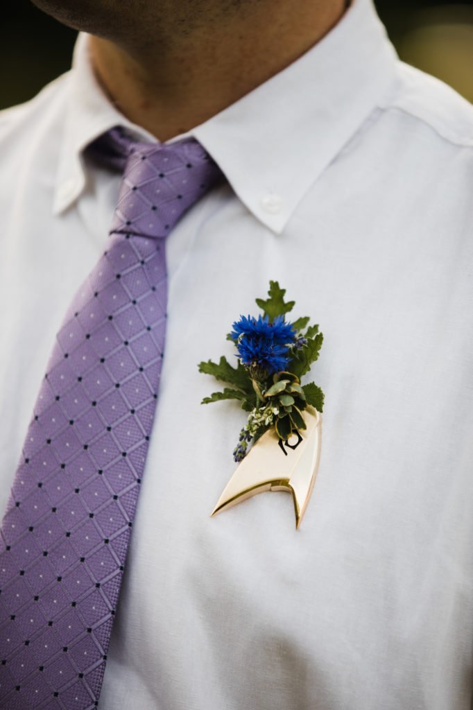 Star Trek boutonniere by take your pick flower farm