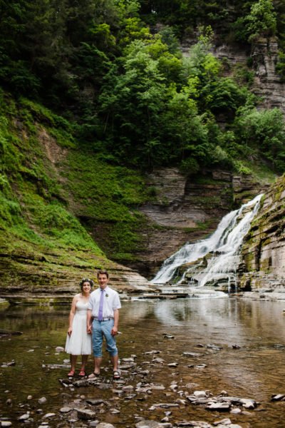 Treman State Park Wedding at North Pavilion, Treman State Park Cabins, Treman State Park Rim Trail, and Treman State Park Gorge Trail in Ithaca, NY