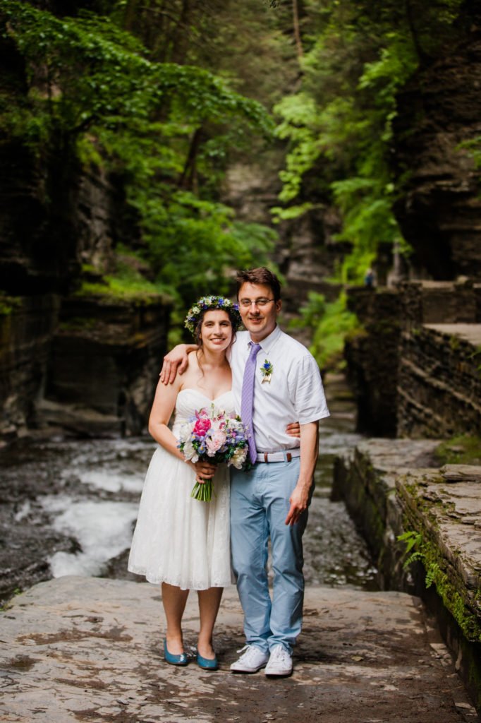 Treman State Park Wedding at North Pavilion, Treman State Park Cabins, Treman State Park Rim Trail, and Treman State Park Gorge Trail in Ithaca, NY