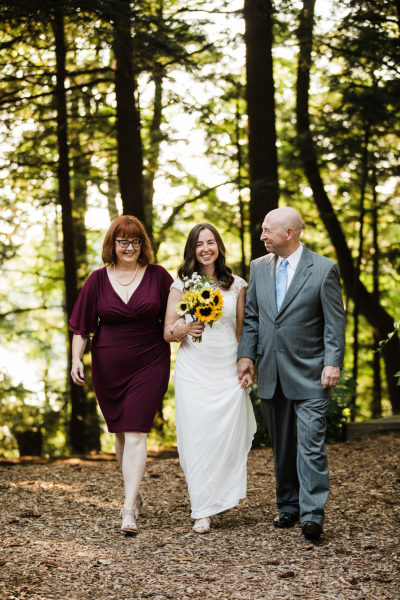 Wedding at Guy Nearing Summer House at Cornell Botanical Gardens in Ithaca, NY